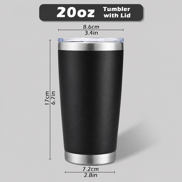 Believer • Motivator • Innovator • Educator 20 oz Engraved Tumbler