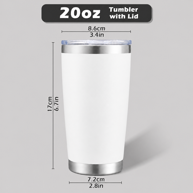 Believer • Motivator • Innovator • Educator 20 oz Engraved Tumbler