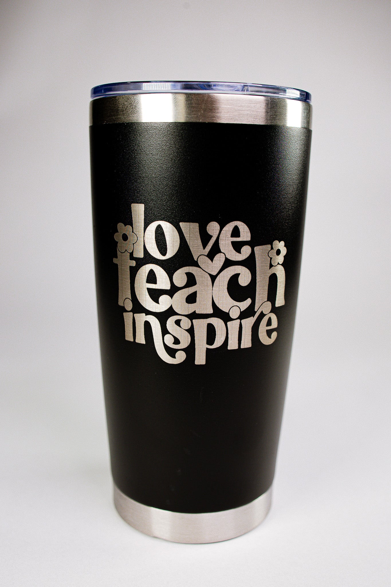 Love • Teach • Inspire 20 oz Engraved Tumbler