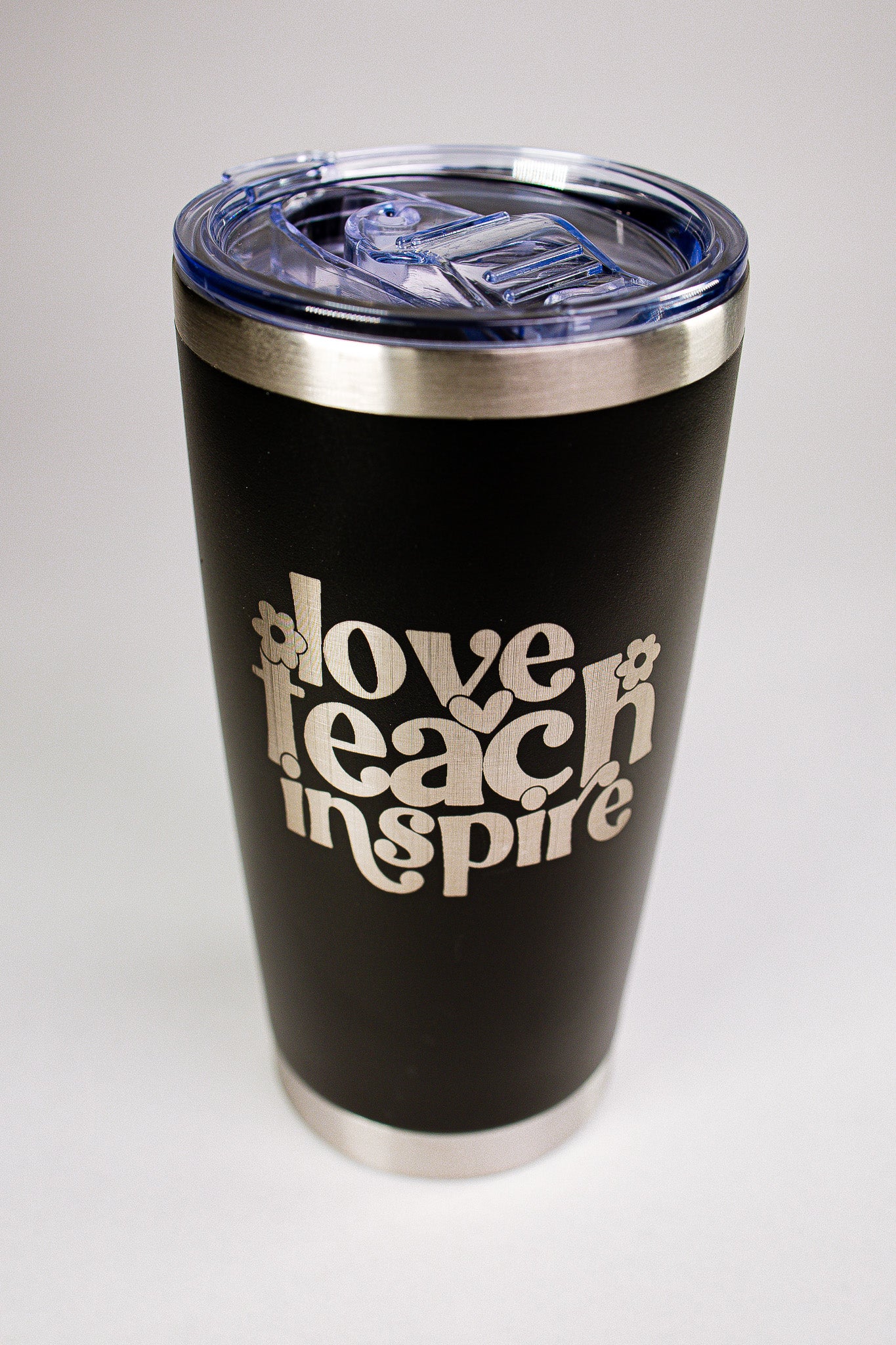 Love • Teach • Inspire 20 oz Engraved Tumbler