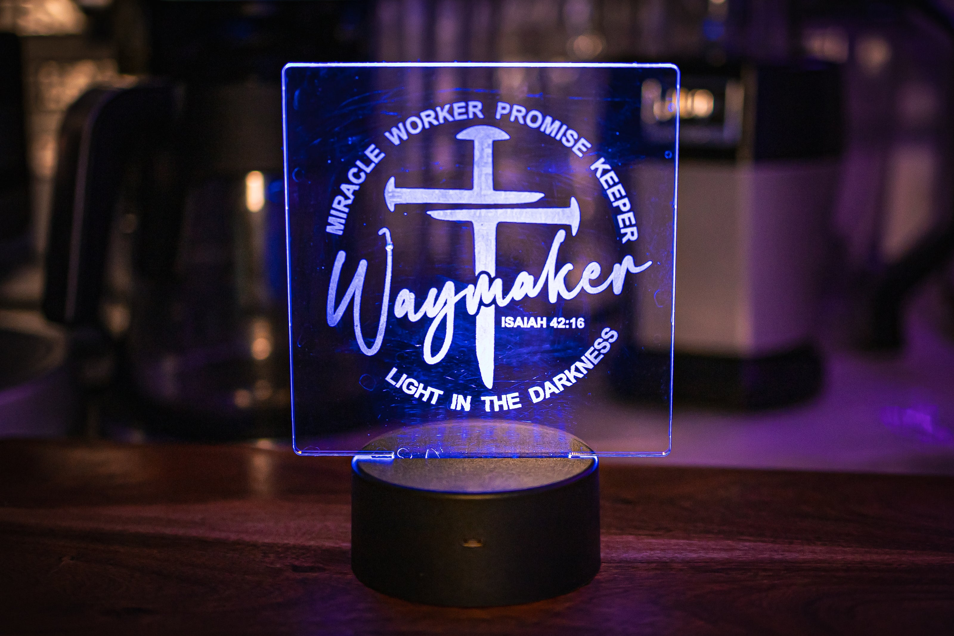 Waymaker LED Acrylic Sign