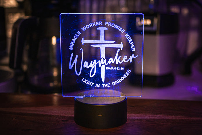 Waymaker LED Acrylic Sign